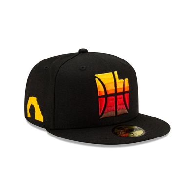 Sapca New Era Utah Jazz NBA City Edition Alt 59FIFTY Fitted - Negrii